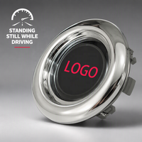 Enjoliveurs de roue flottants personnalisés en ABS finition chrome, auto-nivelants, avec logo personnalisé pour Ferrari Genesis Lexus, pour jantes de luxe