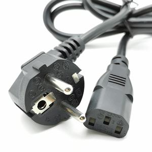 2 针欧洲插头电源线与 PVC 电缆 2M 1M - Product Image 4