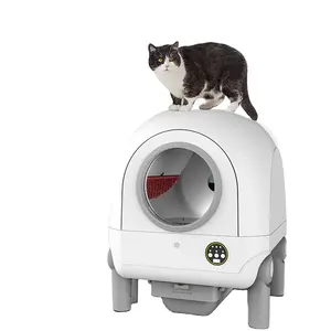 BSG toilet kucing pintar, kotak sampah kucing otomatis pembersih sendiri dengan fungsi kontrol aplikasi neakasa kotak sampah kucing