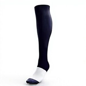 Knee High <b>Socks</b> Solid Color Navy Blue White <b>Toe</b> Knitted Regular Style <b>for</b> Adults Breathable summer Sports Wear - Product Image 1