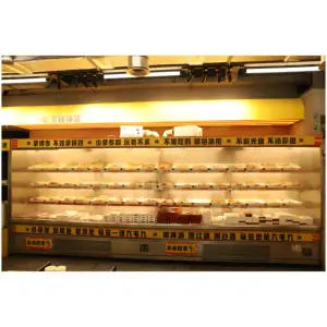 Kommerzielle 2-Meter-Fleischmontage Kühlschrank-Display Kühlschrank-Glastür kommerzielle Kühlschrank-Display