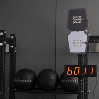 Compteur automatique de wallballs avec laser pour le comptage des répétitions et des cibles, idéal pour l'entraînement, le CrossFit, le HRX et la salle de sport à domicile