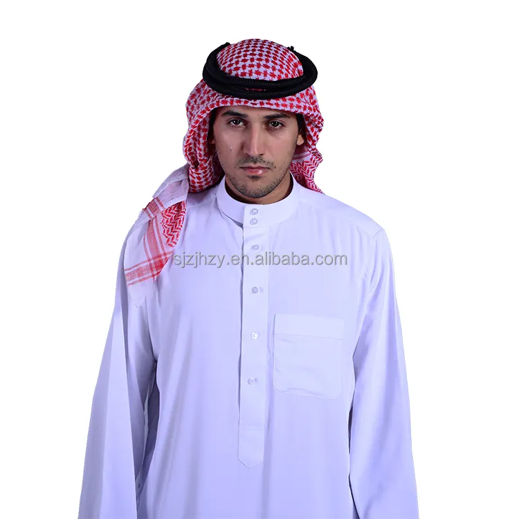 2021New แฟชั่นผู้ชาย Jubah ผู้ชาย Abaya ดูไบเสื้อผ้าอิสลามมุสลิมชุดผู้ชาย Thobe Disdasha สำหรับ Kuwait Market Qamis