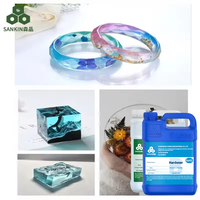 SANKIN mastic époxy résine de coulée époxy époxy époxy Art cristal clair résine bricolage Art Transparent AB époxy artisanat bijoux