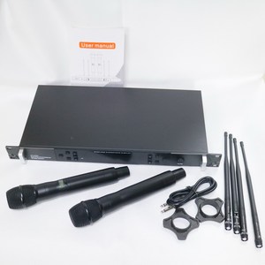 Pro UR4D + mikrofon penerima Digital, saluran ganda sistem genggam KSM9 H5 J5 mikrofon keragaman 300m - Product Image 1