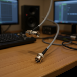 สายเคเบิล BNC ตัวผู้ 90 องศา ต่อ BNC ตัวผู้ ขนาด 60 ซม. สำหรับเชื่อมต่อเสียงและวิดีโอ - Product Image 3