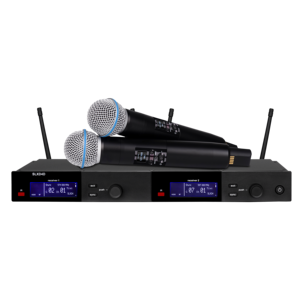 Système de microphone sans fil UHF à condensateur professionnel SLXD4D SLXD24 BETA58A à 2 canaux, transmission stable, anti-bruit, vente chaude - Product Image 2