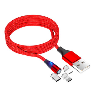 Cable Magnético USB 3 <span class=keywords><strong>en</strong></span> 1 <span class=keywords><strong>de</strong></span> MS Wholesale, Carga Rápida <span class=keywords><strong>de</strong></span> 2.4A, Rotación <span class=keywords><strong>de</strong></span> 360 Grados, Cable <span class=keywords><strong>de</strong></span> Carga Magnético <span class=keywords><strong>de</strong></span> Datos - Product Image 2