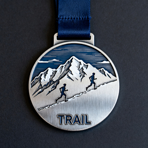 Medalla de carrera de invierno de moda promocional de alta calidad, diseña tu propia MEDALLA DE Metal única al por mayor para deportes - Product Image 3