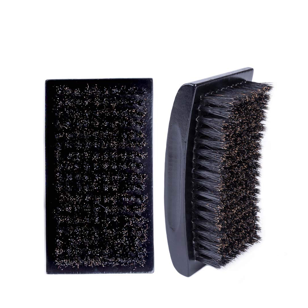 OEM 360 Wave Brush High Quality Curved Wave Brush Custom Men Wave Hair Brushes with Private Box