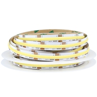 Bande LED COB double CCT 10 mm, 576 LED, 24 V, 6 combinaisons de températures de couleur, gradation à trois tons, IRC 90, pour éclairage intérieur de magasins et salles d'exposition