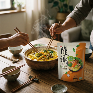 Base de soupe instantanée Vedan au curcuma et à la noix de coco, faible en sel, légumes déshydratés, végétalienne, prête à cuisiner - Product Image 4