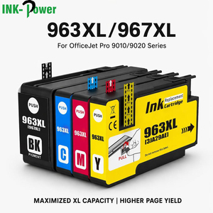 Cartouche d'encre couleur compatible <span class=keywords><strong>963</strong></span> 967 XL 963XL 967XL pour imprimante <span class=keywords><strong>HP</strong></span> HP963 HP963XL OfficeJet Pro 9010 9012 - Product Image 1