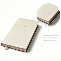 Carnet de planification personnalisé en cuir PU avec reliure cousue, 80 feuilles, organisateur de marque-pages, journal pour la gestion du temps, cadeau