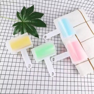 Xách Tay Có Thể Gập Lại Mini Tóc Khăn Lau Bụi Có Thể Giặt Dính Lint Con Lăn Bàn Chải Quần Áo Bàn Chải Thiết Bị - Product Image 1