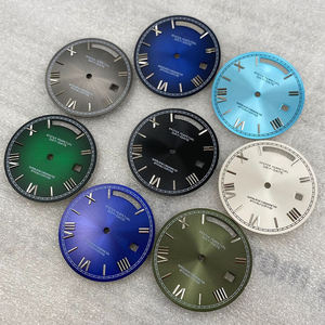 Reloj de lujo con movimiento de acero inoxidable, caja recién modificada, esfera romana y piezas y accesorios metálicos. - Product Image 3
