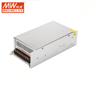 Alimentateur LED Mean Well S-600-24 600W 24V 25A à sortie unique, AC 100-240V vers DC 24V, haute efficacité 92%, CE ROHS