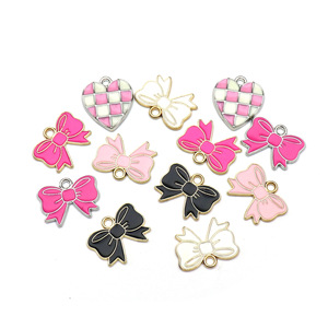 <b>Cute</b> Bowknot Charms Zinc Alloy DIY Jewelry Accessories For Women Gift Pendant Keychain <b>Bracelet</b> Making - Product Image 1