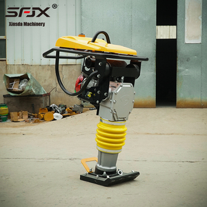 Pisón apisonador de gasolina HCR110B para construcción de carreteras Precio-amigable con motor central y componentes del motor - Product Image 3