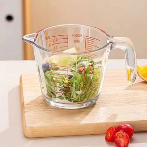 Juego de Tazas Medidoras de Vidrio de Borosilicato, Desechables, Ecológicas, Capacidad de 500 ml, Utensilio de Cocina Resistente al Calor para Repostería - Product Image 6