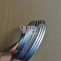 Jeu de segments de piston MD197187 compatible avec le moteur MITSUBISHI FUSO 4D68T