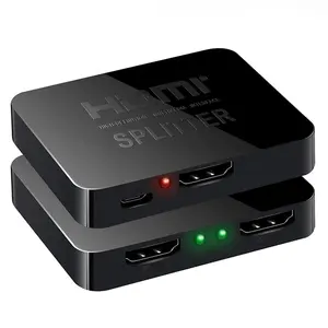 Xput High Quality Support 4K 3D 2Way Splitter HDMI 1x2 2 Port 2 Ports 1080P HDMI V1.4 Splitter 1 In 2 Out For 4K TV