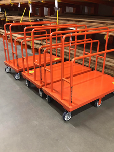 Heavy-Duty Steel Utility <b>Cart</b> New Condition for Board <b>Storage</b> Glass Transport Plywood Panel Dolly Flat <b>Cart</b> for Handling - Product Image 6