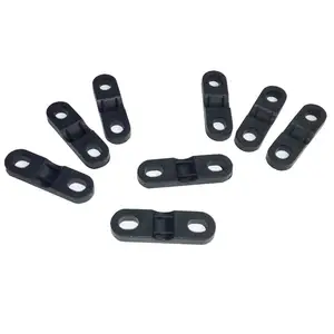 Longsan wholesale price cable cleat wire clips plastic black cord clip