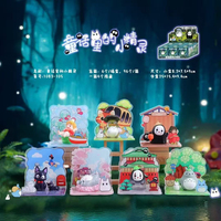 Hayao Miyazaki Figurine de scène en acrylique de la série Anime Mignonne Histoires de fées, Boîte mystère, Totoro, Homme sans visage, Ornement de bureau, Cadeau de collection