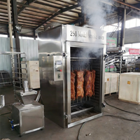 Four à fumage industriel en acier inoxydable pour bacon/saucisses à bon prix / Machines à saucisses pour fumoir