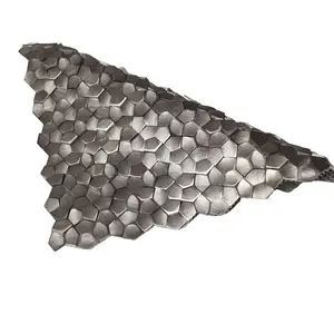 Grote Fabriek Goede Prijs 3d Rotsoppervlak Massief Metalen Keuken Backsplash Groothandel Tegel Tegels Mozaïek