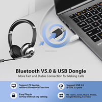Auriculares Inalámbricos con Cancelación de Ruido BT-782, Auriculares Supraaurales con Micrófono