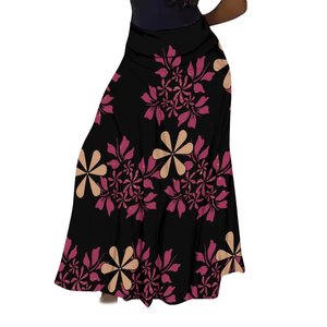 Dropshipping <span class=keywords><strong>Jupe</strong></span> longue de soirée dansante personnalisée grande taille pour femmes jupes extensibles pour femmes jupes polynésiennes pour femmes - Product Image 2