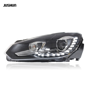 Ensemble de phares Jushun pour Volkswagen Golf 6 R20, feux de jour à LED, clignotants, 12V - Product Image 1