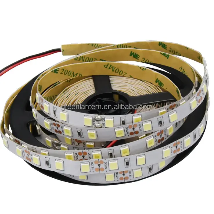 شريط إضاءة LED مرن ، 5 متر ، 5054 12 فولت, شريط إضاءة LED مرن ، 60 لمبة في المتر ، عالي السطوع ، منخفضة التدفئة ، عرض الإضاءة والفنادق SMD5054