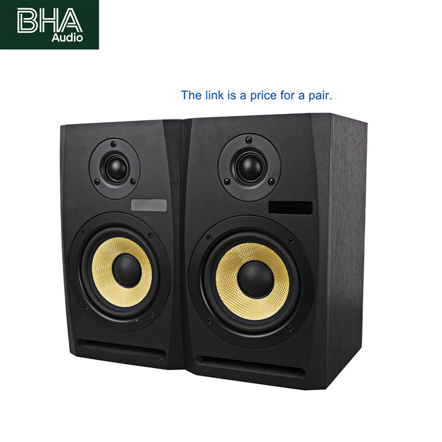 BHA M5 Active Speakers (2.0) 70 Watt Self Power Aramid Woofer Powered Studio Monitors Factory Wholesale Price for Audio System