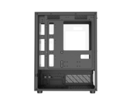 Boîtier PC AntarcChill OEM en verre trempé, cabinet de jeu, couleur noire, panneau frontal, micro tour de jeu, M295, verre à vue complète