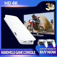 Konsol Game Retro Epro M15 Model 4K TV Stick Controller Memori Besar 30+ Simulator Wifi Game Player TV Box untuk Hadiah Natal