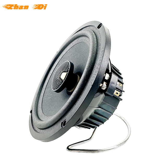 High-quality 6.5 Inch Full-range Car Coaxial 2-Way Speakers 1 Year Warranty 400W Max Power Paper Cone for Rear Door Installation