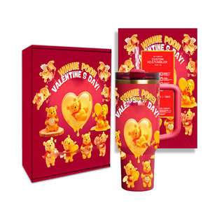 Großhandel Individuell Bedruckte 40oz Vakuum-Isolierflasche Valentinstag Cartoon-Becher mit Griff und Deckel - Product Image 6