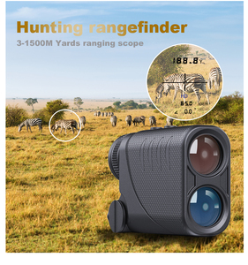 600m Range Finder China Tragbarer kunden spezifischer OEM-Entfernungs messer Außen teleskop Pin seeker mit Neigung - Product Image 6