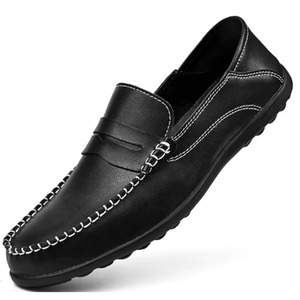 Mocassins en Cuir Véritable pour Hommes – Légers, Décontractés, Idéaux pour le Bureau, les Fêtes, les Mariages – Faciles à Enfiler – Été, Automne, Hiver – Approvisionnement Direct Usine - Product Image 3