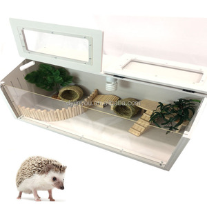 מכירה לוהטת חדש 60*40*40cm לחיות מחמד כלוב pvc קיפוד עוף אוגר ארנב רוטין עוף האכלת תיבה - Product Image 3