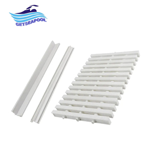 Nhà máy cung cấp nhựa đường sắt hướng dẫn cho hồ bơi nắp cống hồ bơi thiết bị góc sửa chữa bên cho tràn lưới - Product Image 1