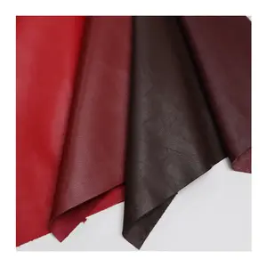 Hot Sale Super Soft Textile Rexine Leather Fabric Suede Base Faux PU Leather Fabric For Spanx And Jackets Making