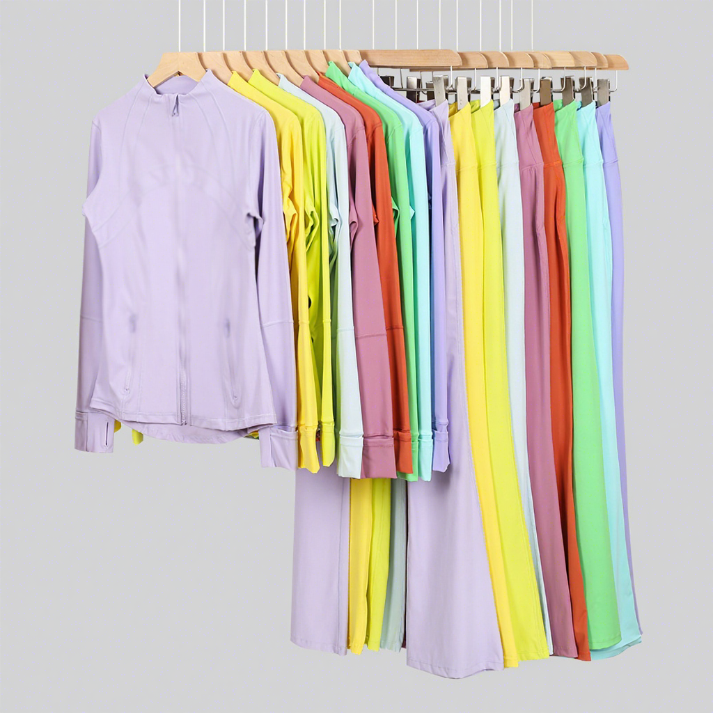 Champagne-Horn collar jacket set