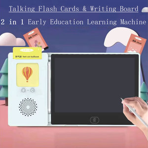Giocattolo Personalizzato 2 in 1 per Terapia del Linguaggio per Bambini Autistici, 224 Parole Visive, Flashcard Parlanti, Tablet LCD per Scrittura, Giocattolo Ricaricabile USB - Product Image 4