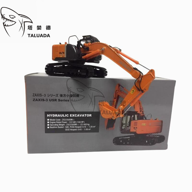 TALUADA Alloy 1:50 Scale Model ZAXIS ZX225USRK-3 Excavator Model