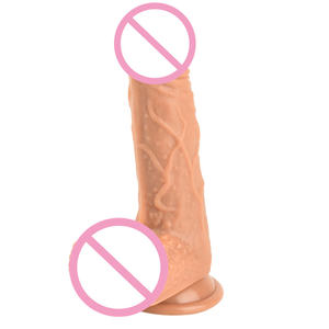 China 19cm Realistischer Silikon-Soft-<span class=keywords><strong>Dildo</strong></span> für Erwachsene, für Männer und Frauen, 100% Wasserdicht & Umweltfreundlich - Product Image 2