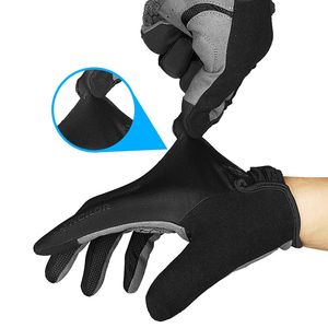 Full-Finger Anti-Slip Siliconen Palm Fietshandschoenen Schokabsorberende Touchscreen Voor Buitensporten-Mountainbike Motorfiets - Product Image 6